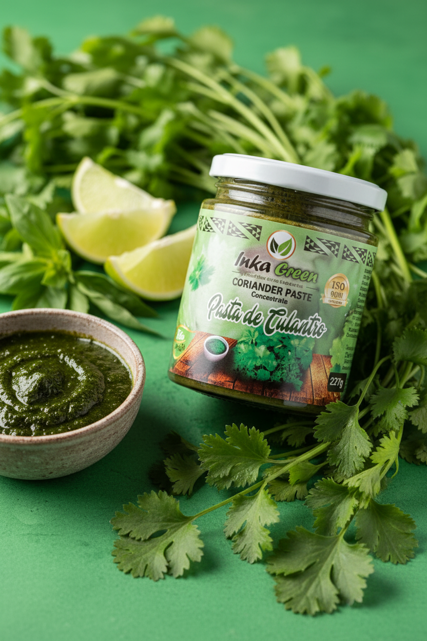 Inka Green Pasta de Culantro – Professionelles Produktbild