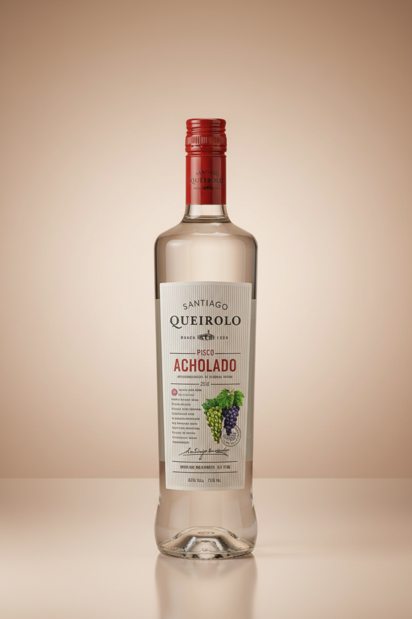 Pisco Queirolo Acholado – echte Flasche